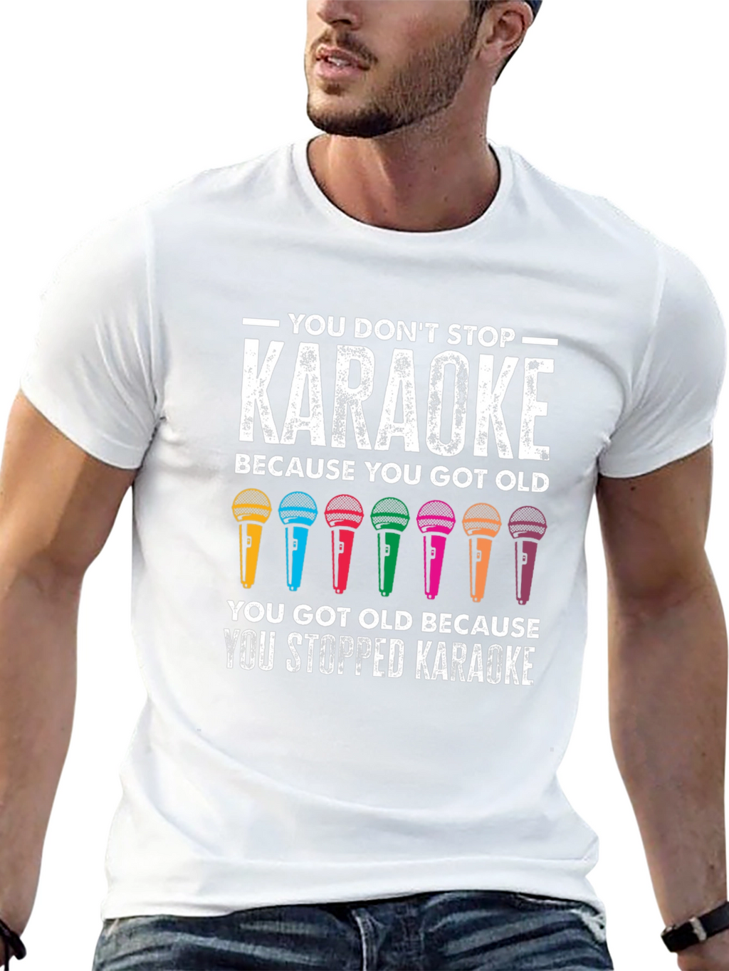 Karaoke Lovers T-Shirt - You Dont Stop Karaoke!
