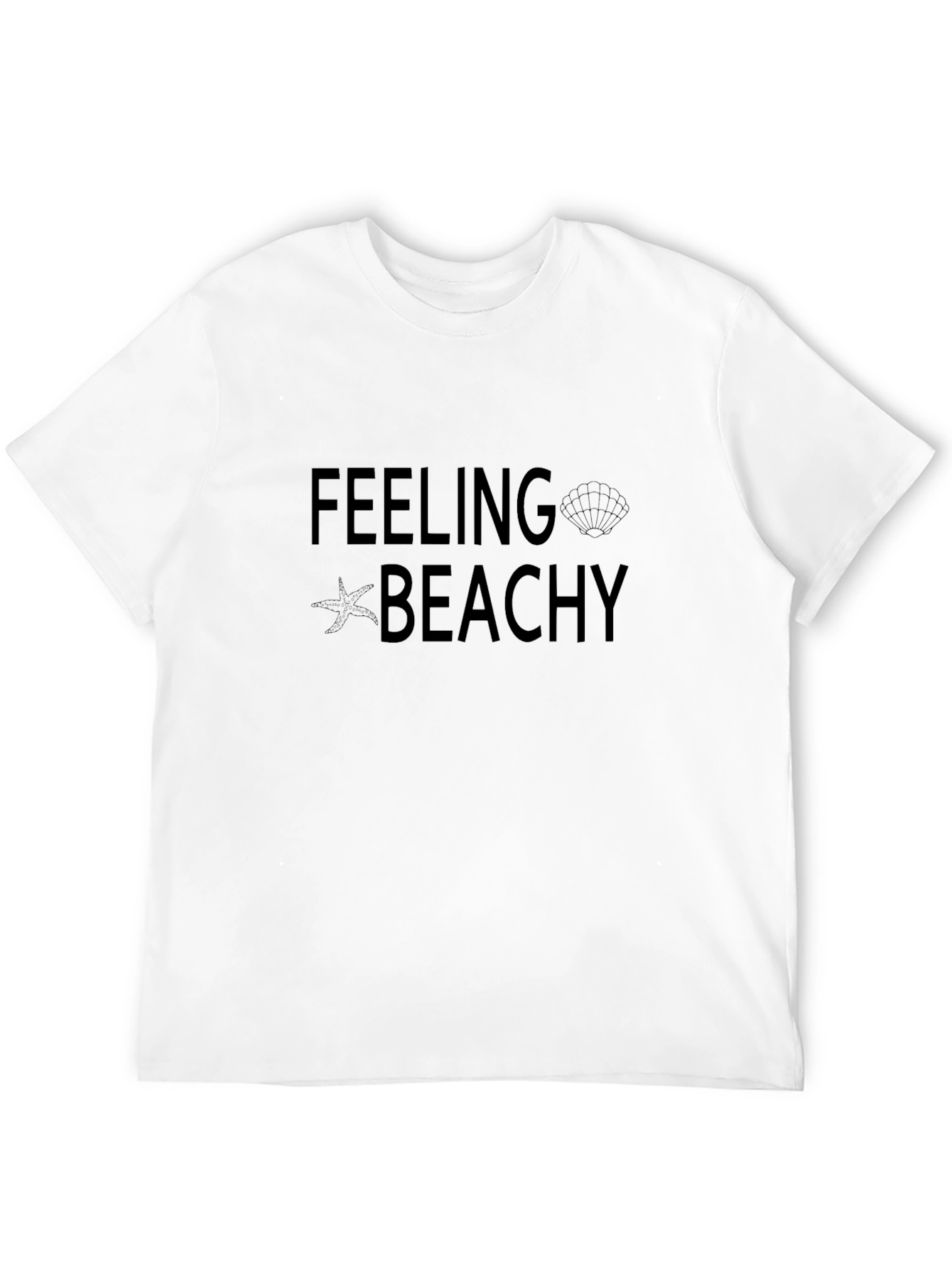 Feeling Beachy Black Tee