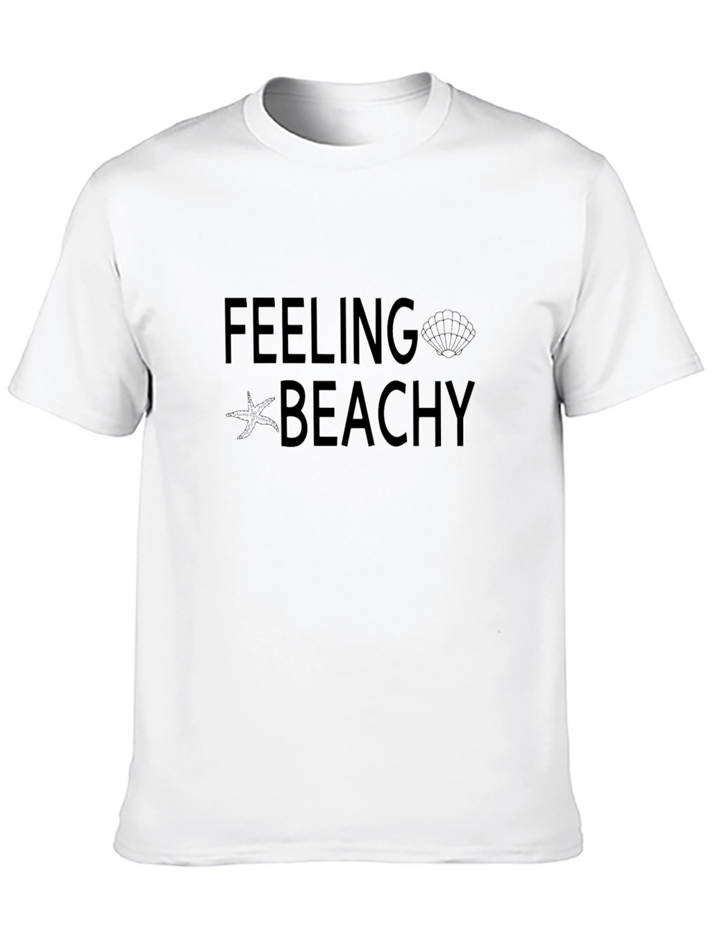 Feeling Beachy Black Tee