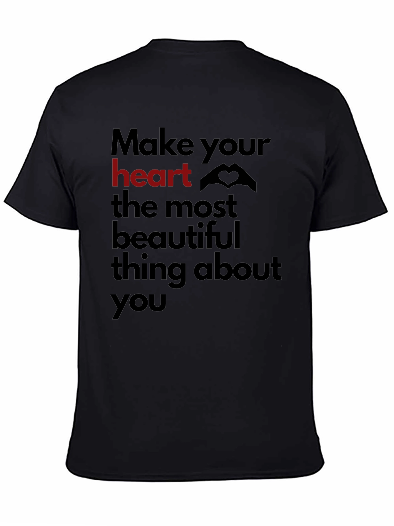 Heart Graphic Tee - Make Your Heart Beautiful