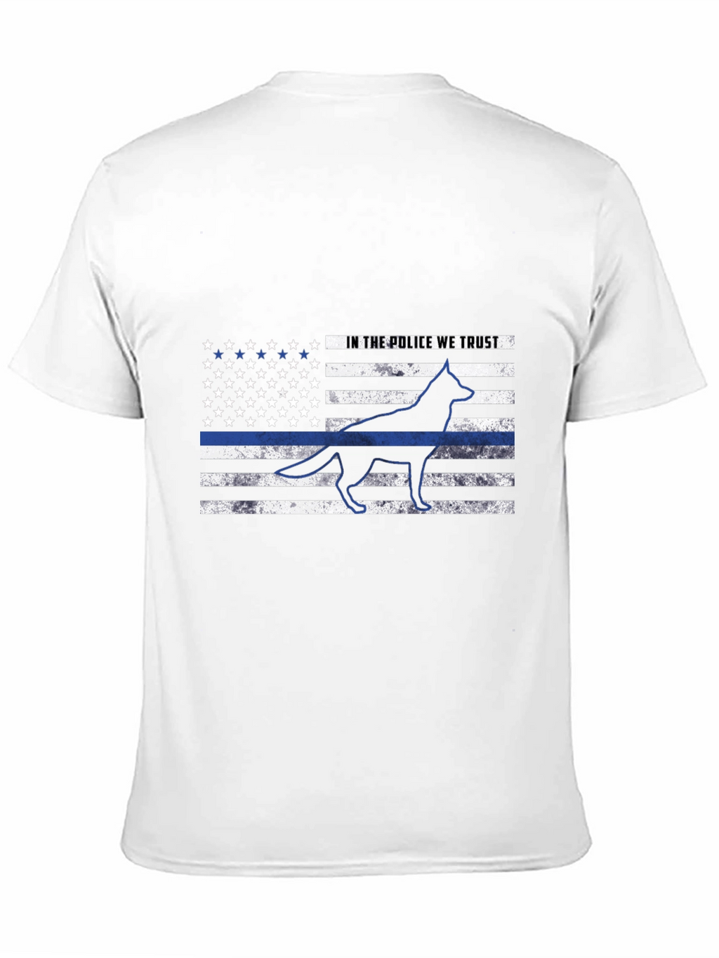 K9 Thin Blue Line T-Shirt – Police Dog Support Patriotic Tee