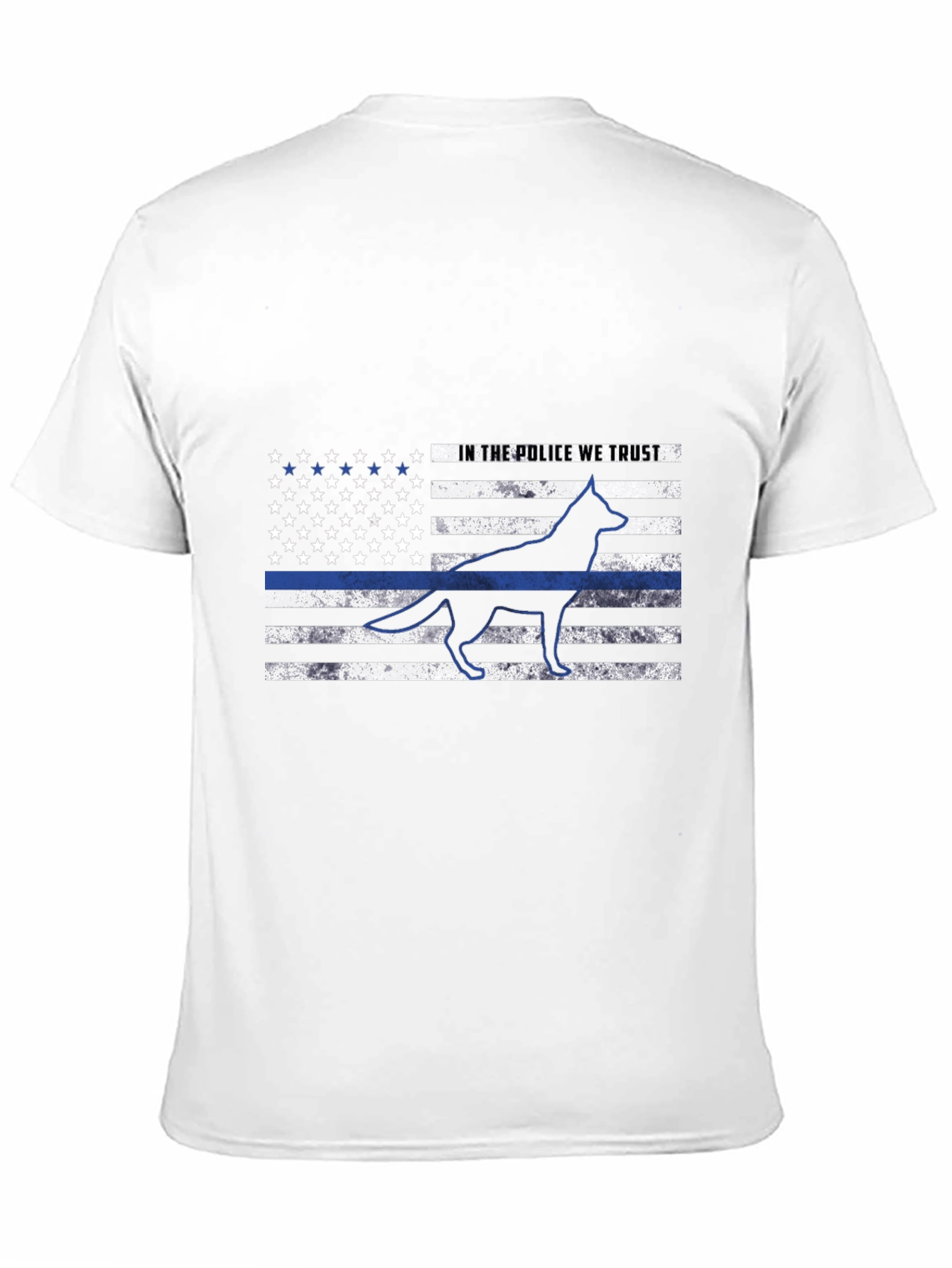 K9 Thin Blue Line T-Shirt – Police Dog Support Patriotic Tee