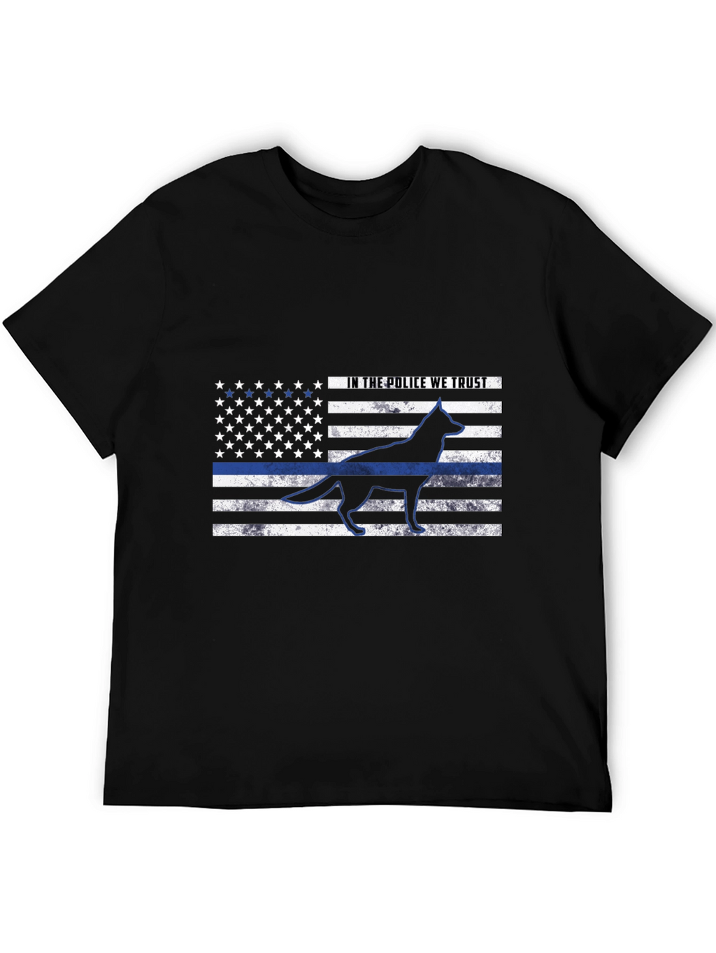 K9 Thin Blue Line T-Shirt – Police Dog Support Patriotic Tee