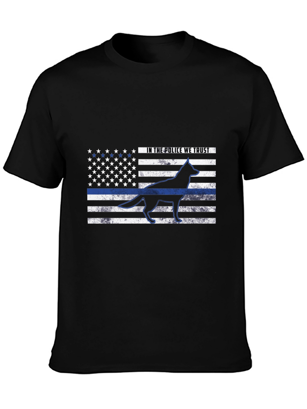 K9 Thin Blue Line T-Shirt – Police Dog Support Patriotic Tee