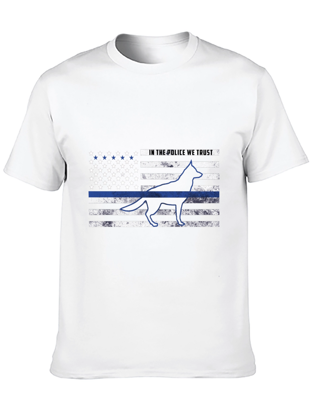 K9 Thin Blue Line T-Shirt – Police Dog Support Patriotic Tee