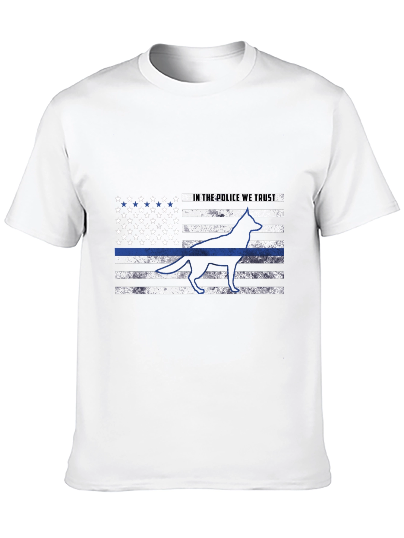K9 Thin Blue Line T-Shirt – Police Dog Support Patriotic Tee