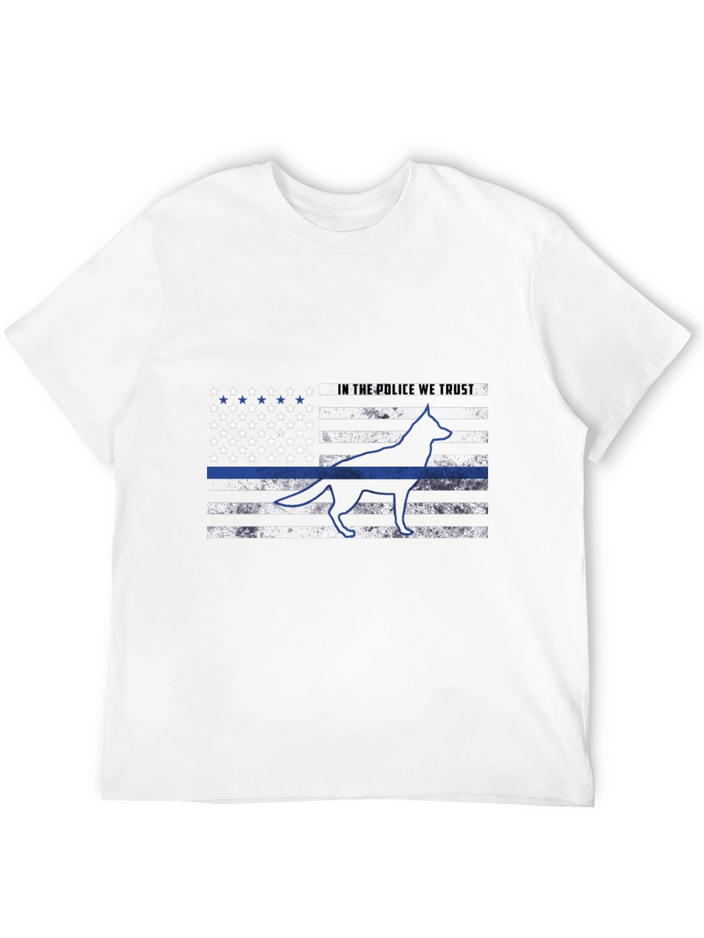 K9 Thin Blue Line T-Shirt – Police Dog Support Patriotic Tee
