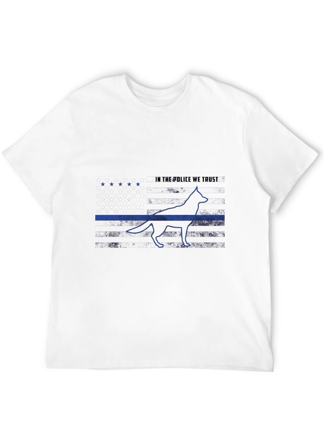 K9 Thin Blue Line T-Shirt – Police Dog Support Patriotic Tee