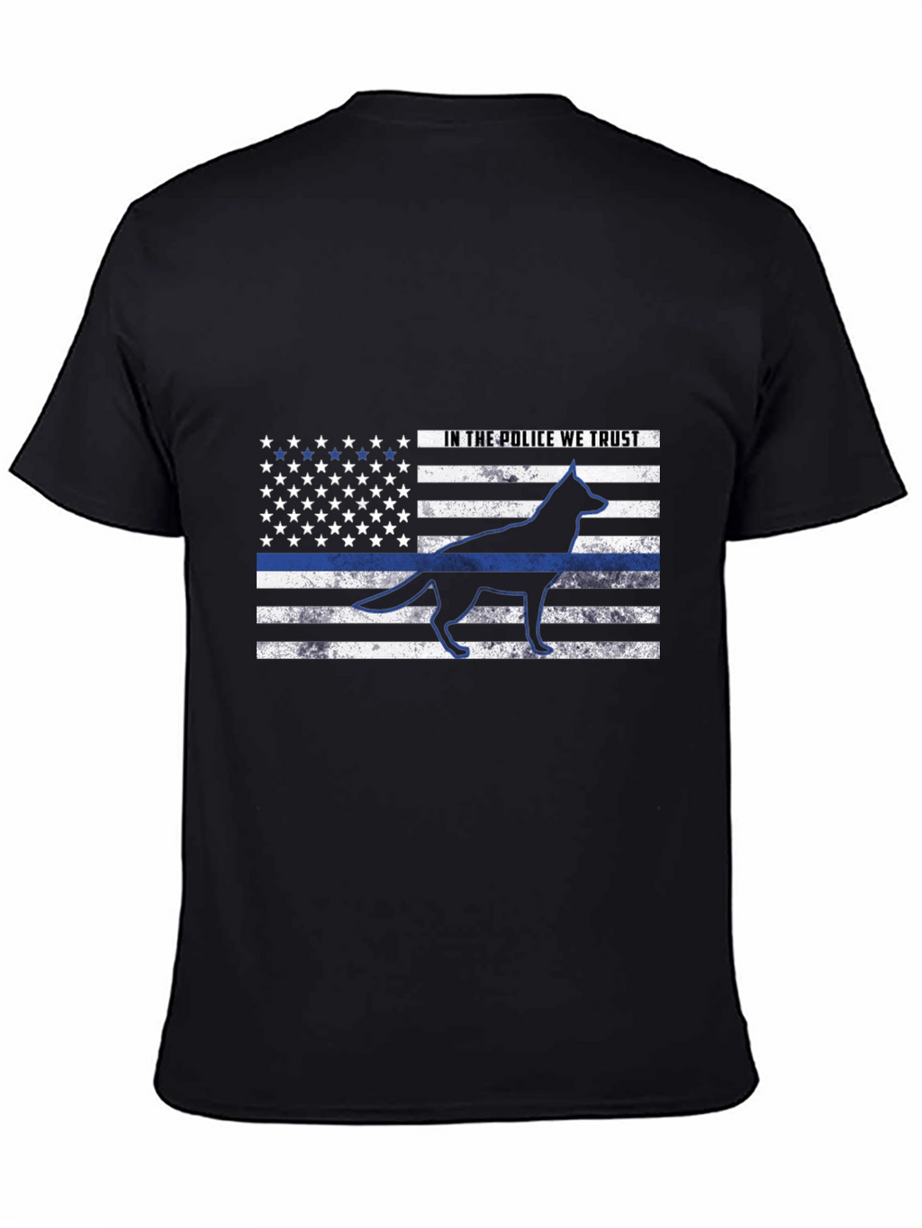 K9 Thin Blue Line T-Shirt – Police Dog Support Patriotic Tee