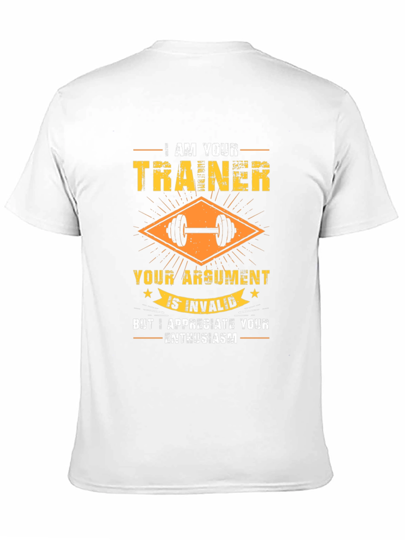 Trainer Argument Invalid Gym T-Shirt