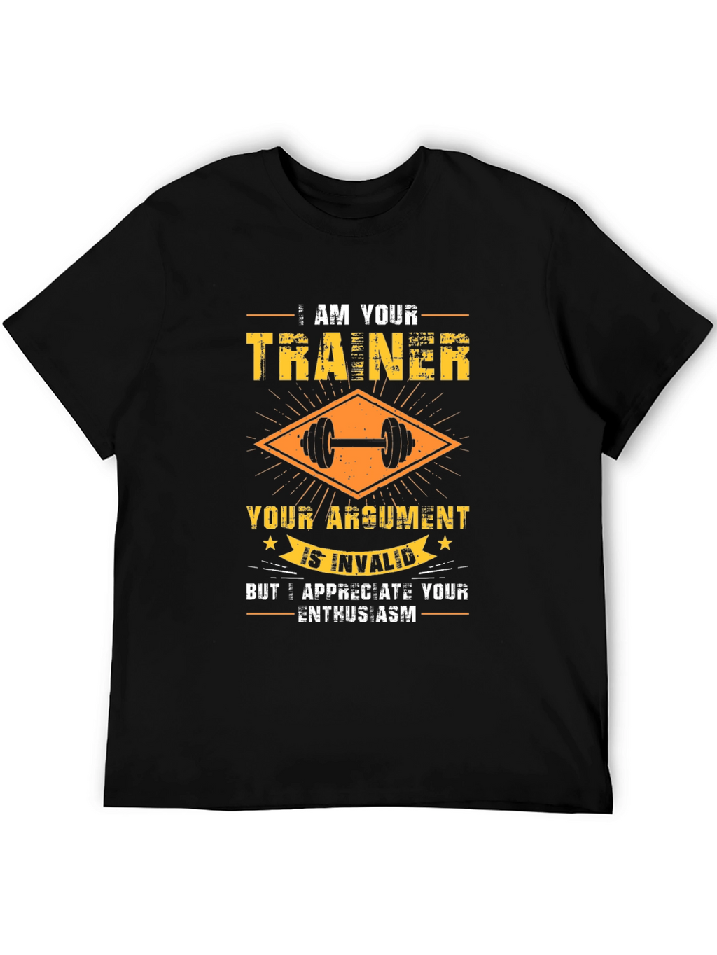 Trainer Argument Invalid Gym T-Shirt