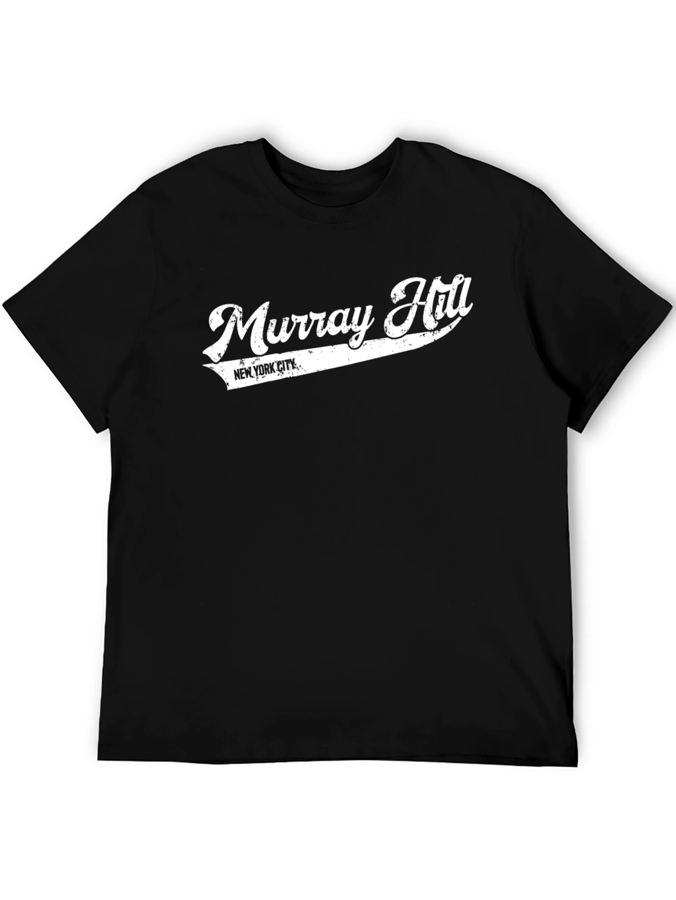 Murray Hill New York City Black Graphic T-Shirt