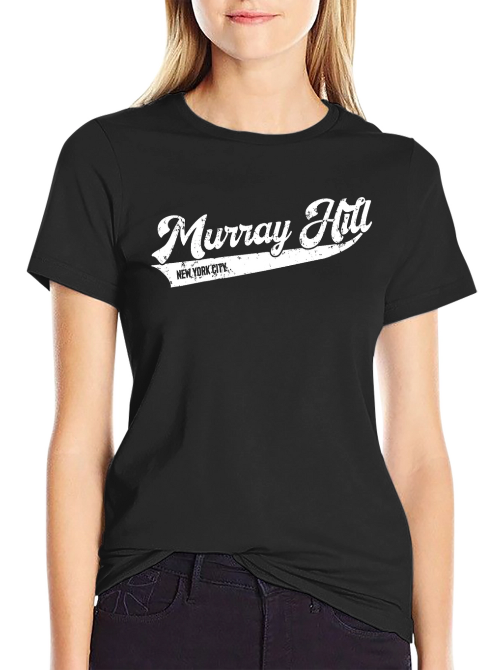 Murray Hill New York City Black Graphic T-Shirt