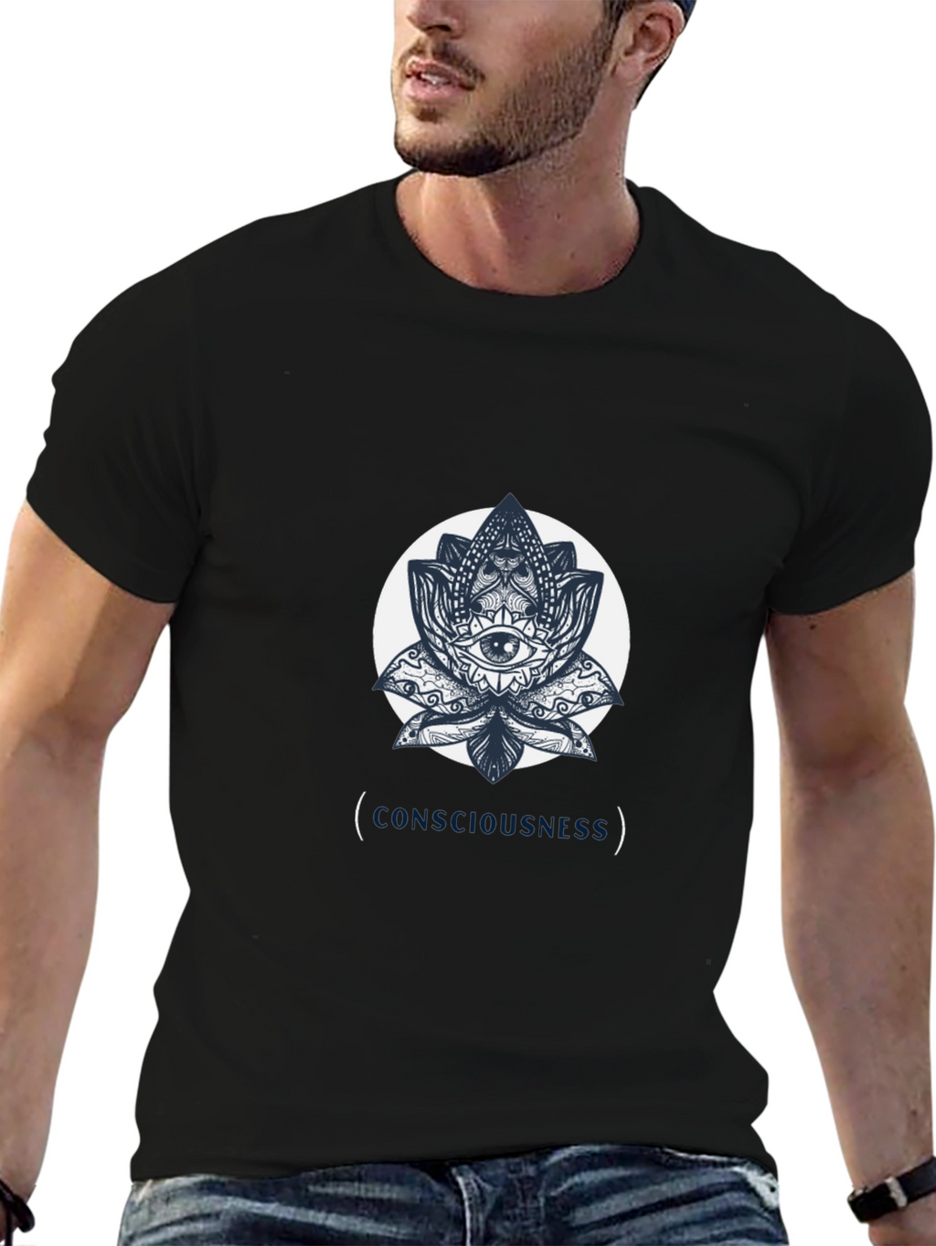 Consciousness Lotus Graphic Tee
