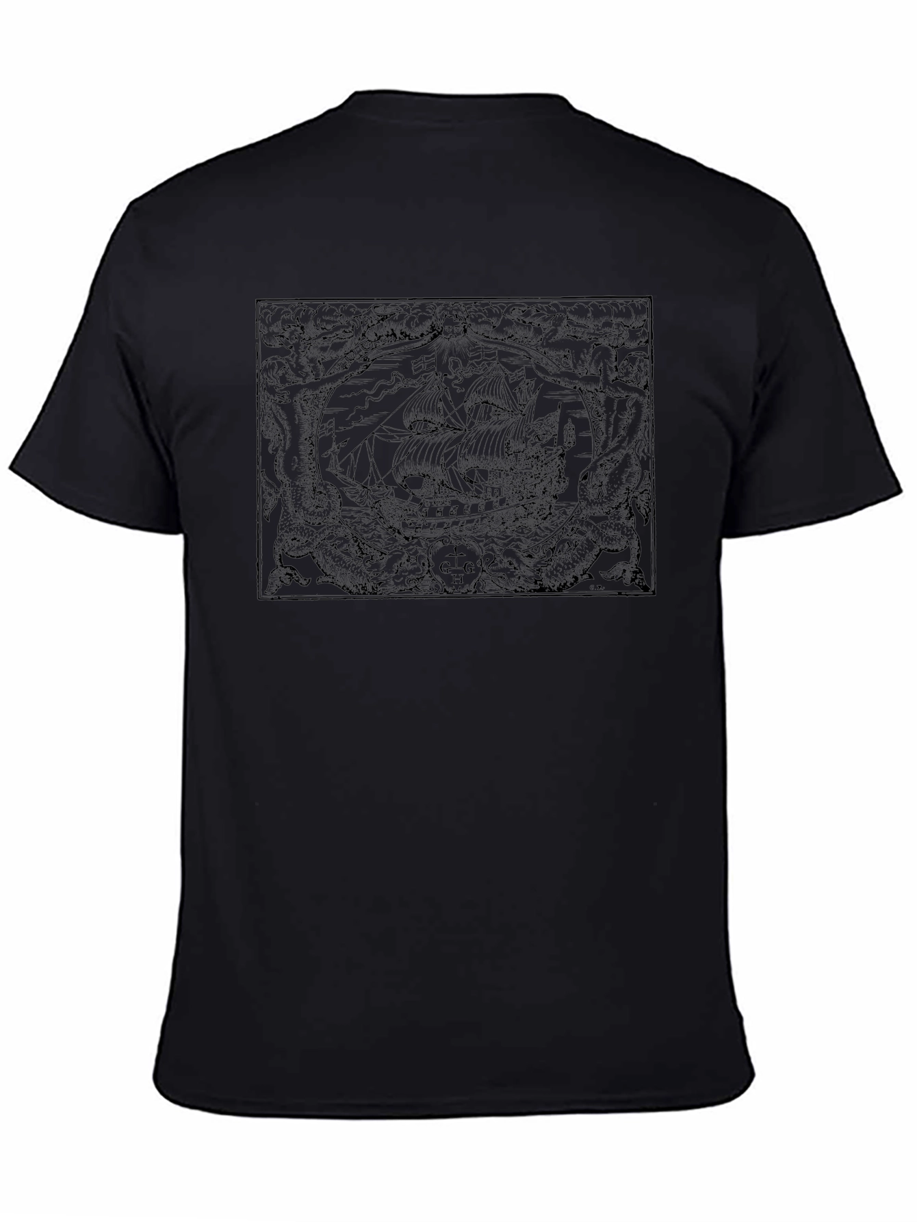 Kraken Graphic Tee - Nautical Adventure Shirt