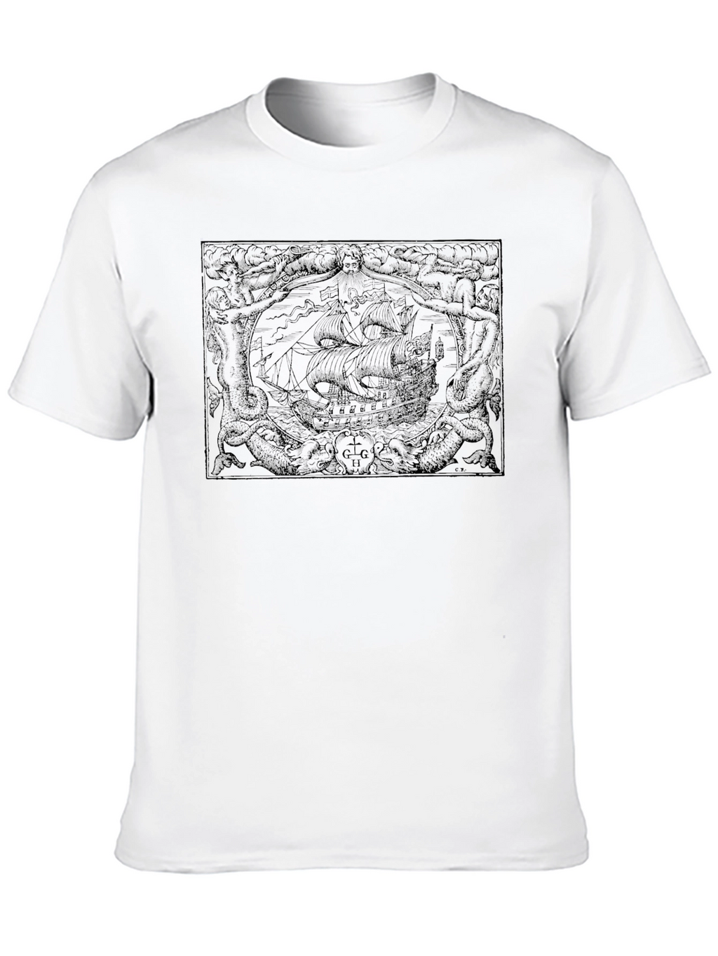 Kraken Graphic Tee - Nautical Adventure Shirt