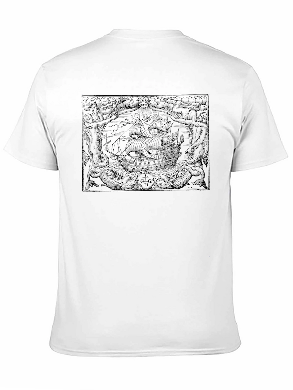 Kraken Graphic Tee - Nautical Adventure Shirt