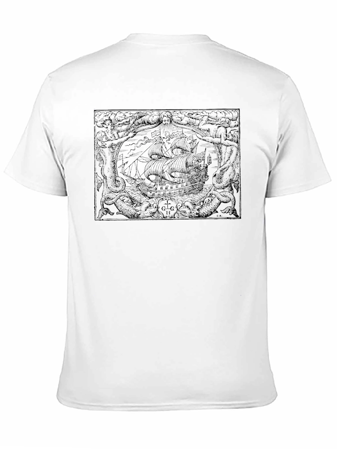 Kraken Graphic Tee - Nautical Adventure Shirt