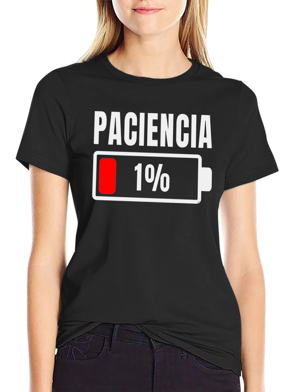 Paciencia 1% Patience Funny Humor Graphic T-Shirt
