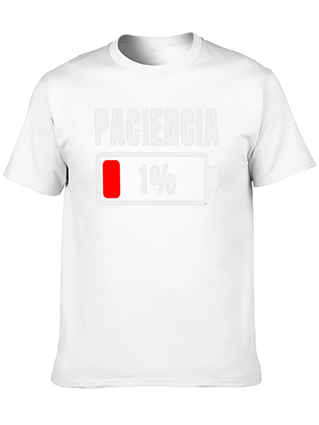 Paciencia 1% Patience Funny Humor Graphic T-Shirt