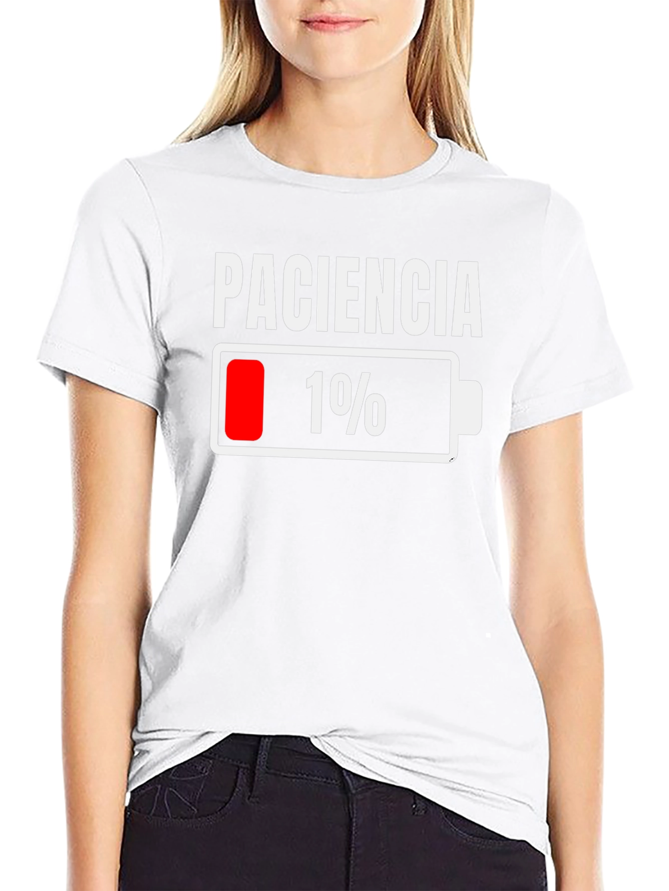 Paciencia 1% Patience Funny Humor Graphic T-Shirt