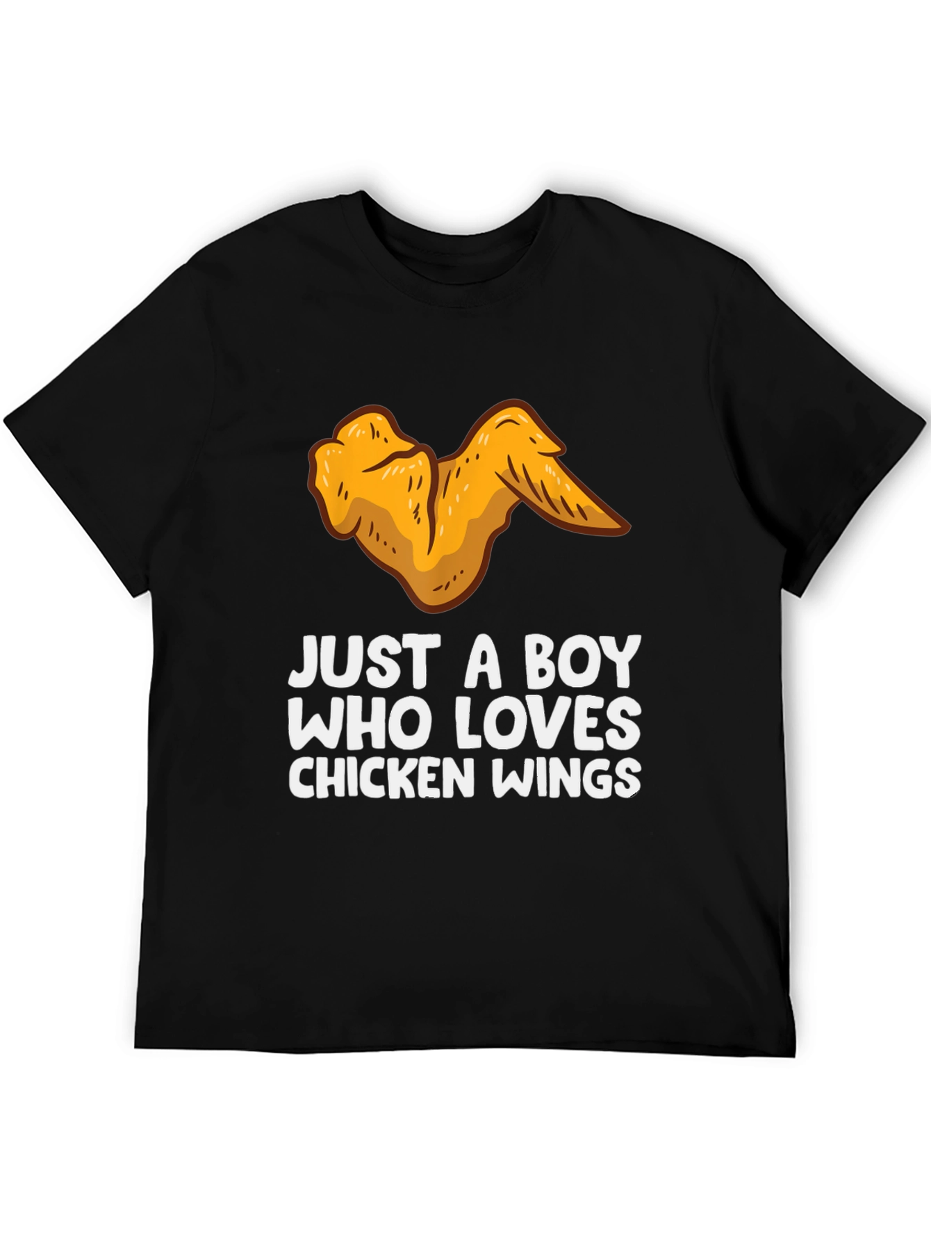 Chicken Wings Lover T-Shirt - Just a Boy Who Loves Chicken Wings