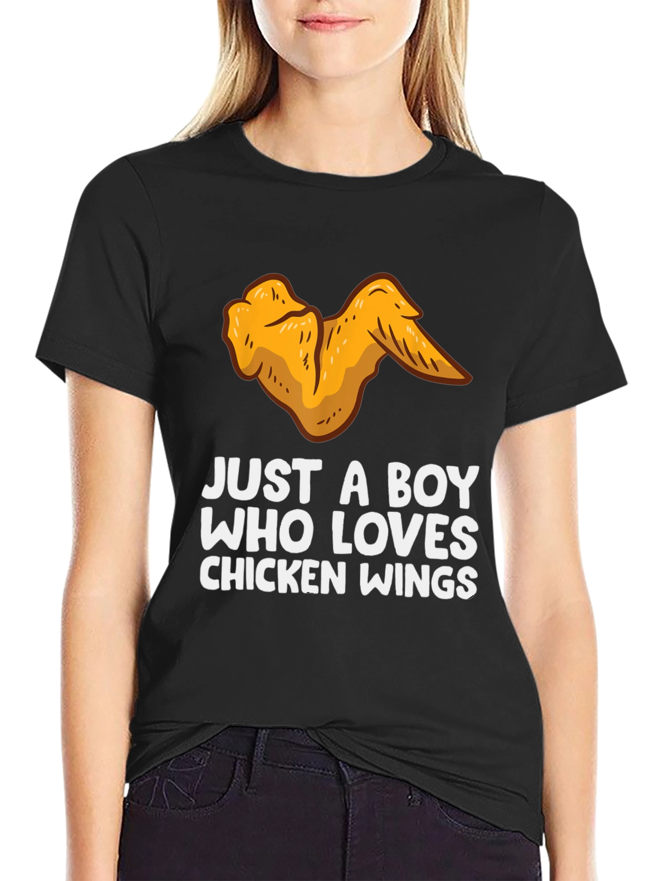 Chicken Wings Lover T-Shirt - Just a Boy Who Loves Chicken Wings