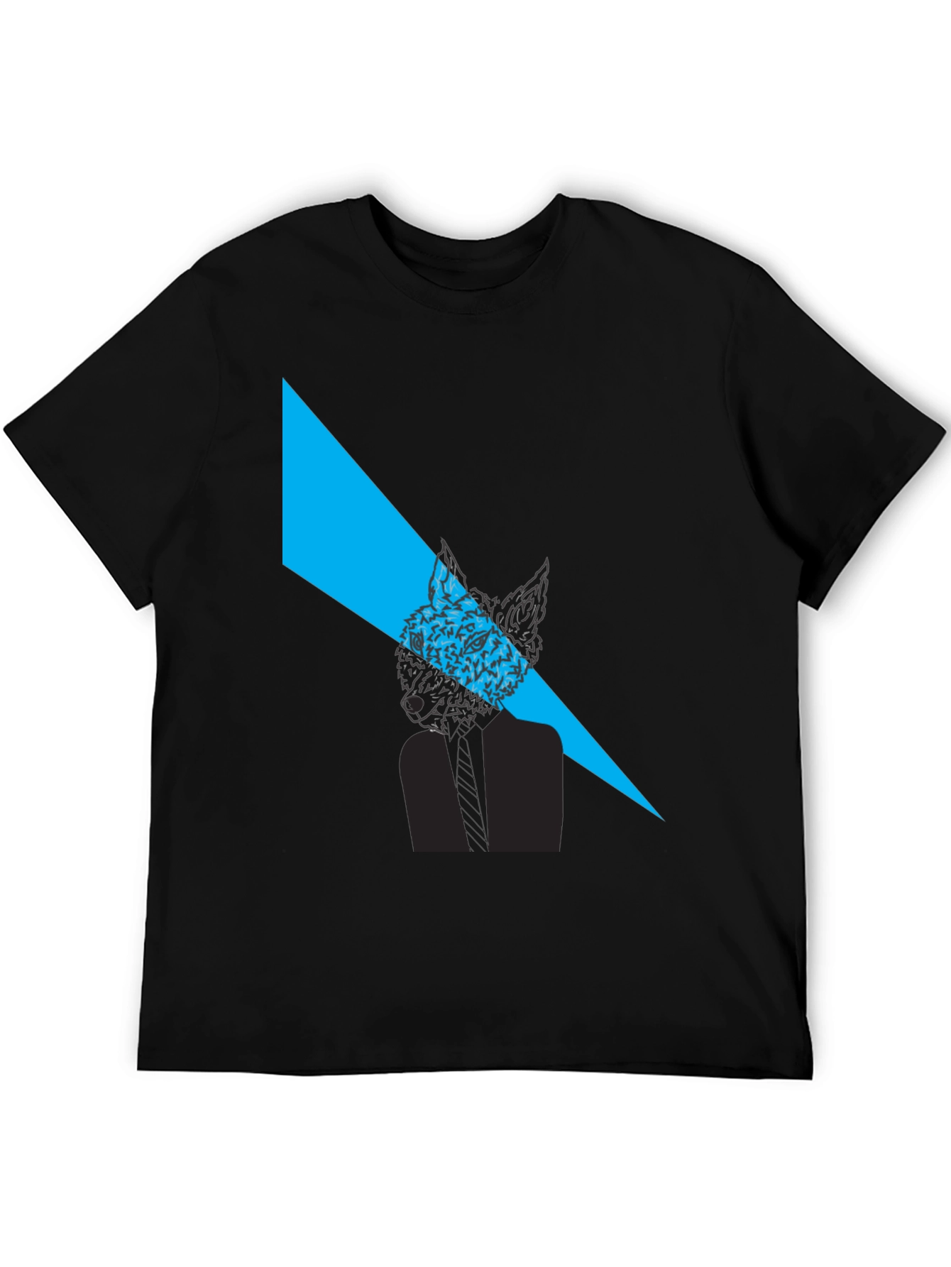 Fox Graphic Black T-Shirt - Modern Style