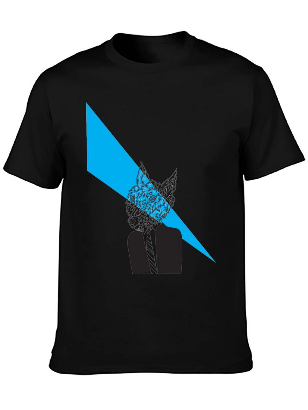 Fox Graphic Black T-Shirt - Modern Style