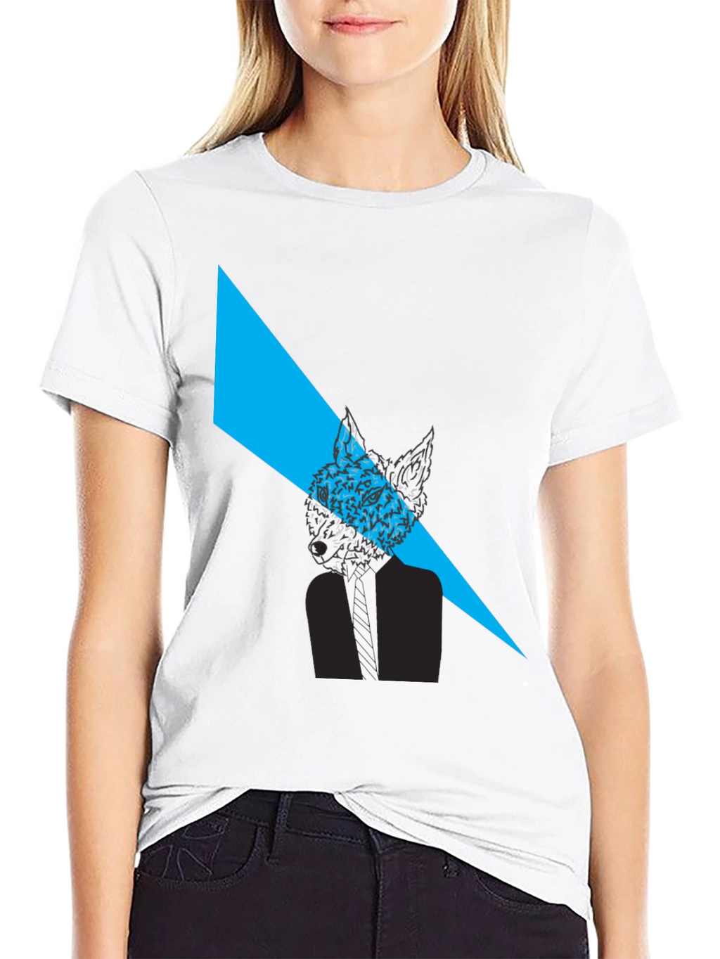 Fox Graphic Black T-Shirt - Modern Style