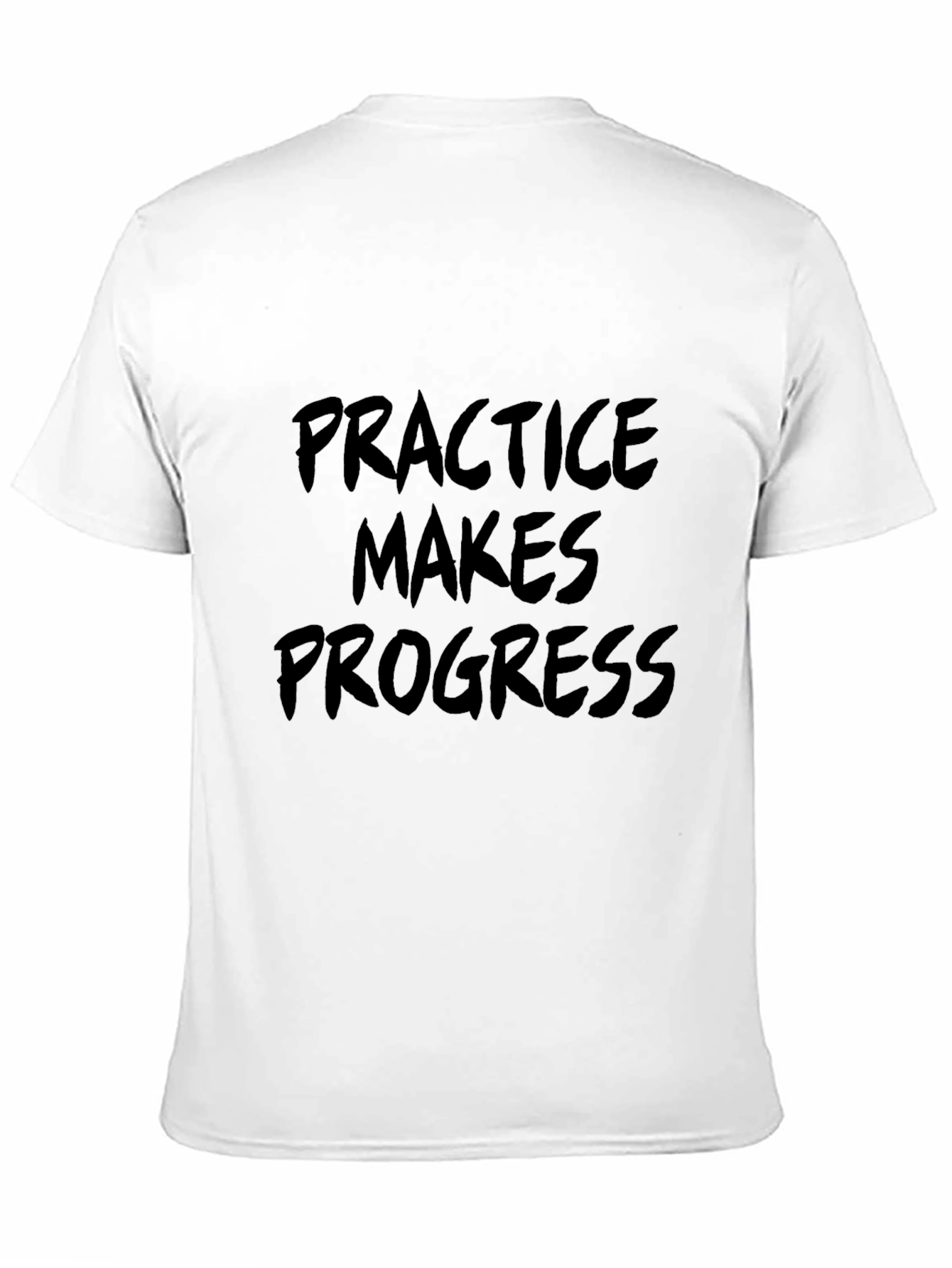 Practice Makes Progress Black T-Shirt