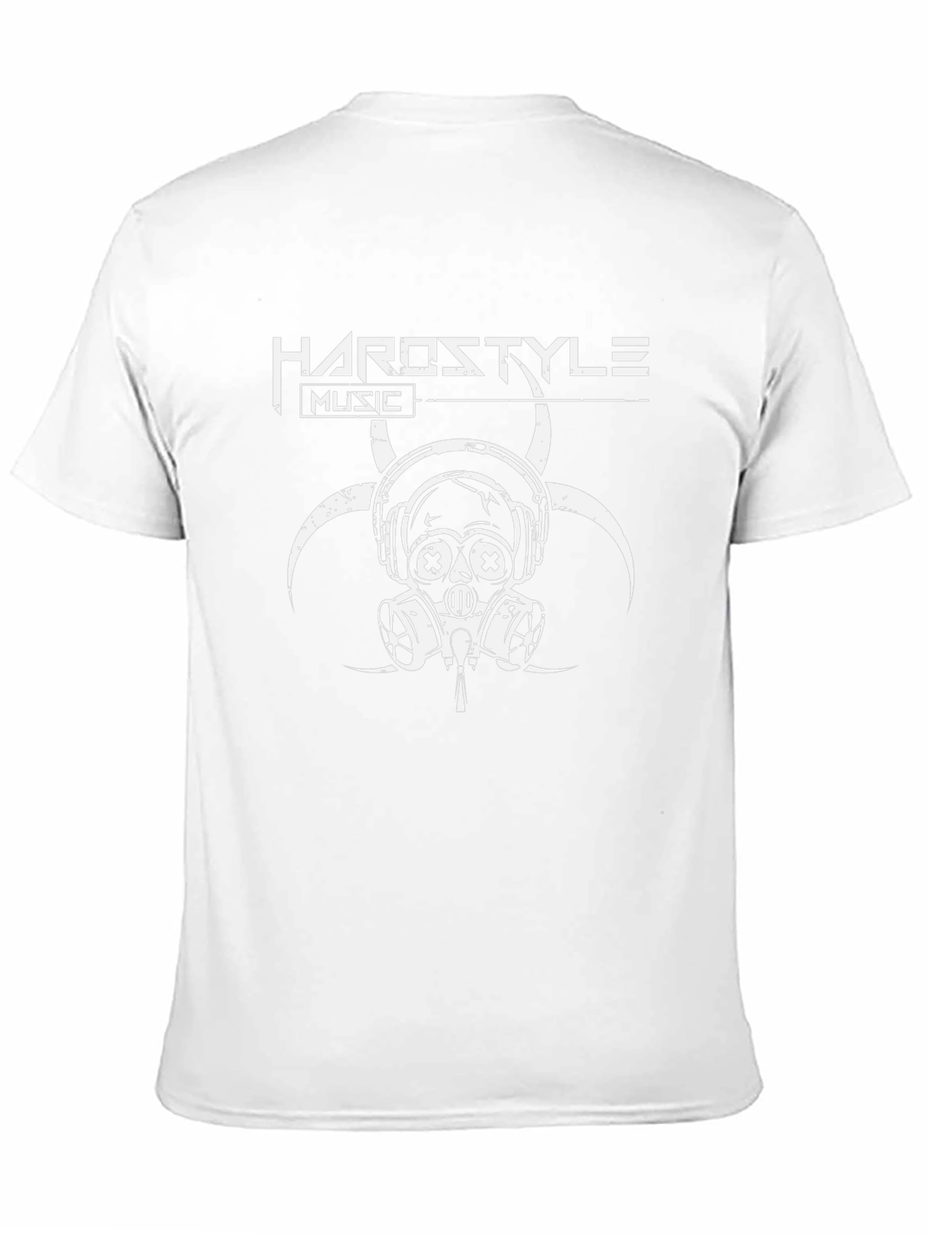 Hardstyle Music Black T-Shirt - Biohazard Design