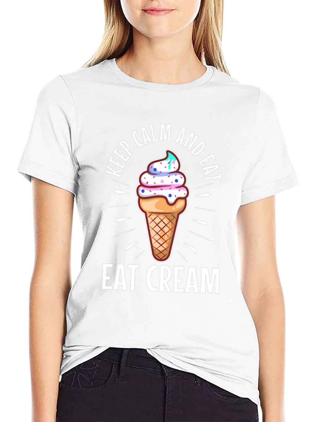 Keep Calm and Eat Cream T-Shirt