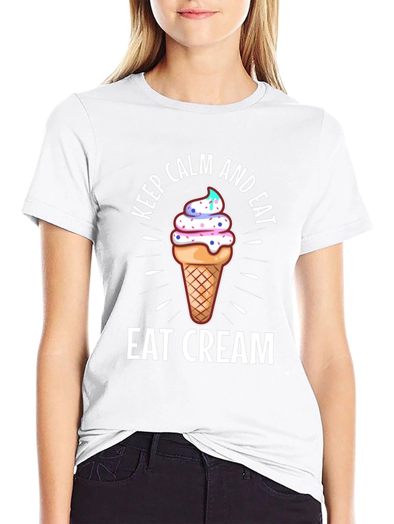 Keep Calm and Eat Cream T-Shirt