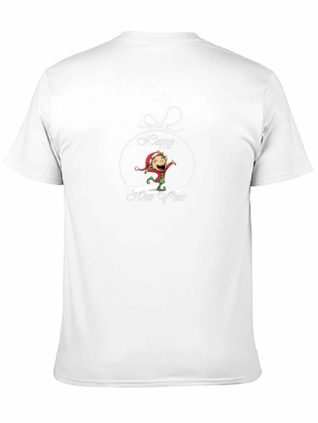 Happy New Year Elf Graphic Tee