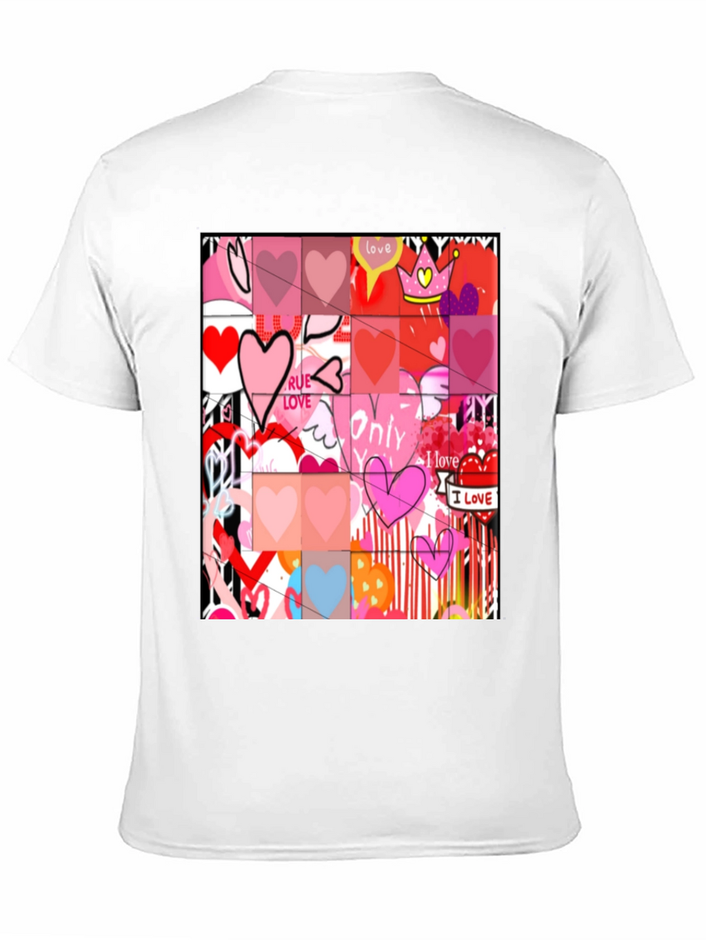 Heart Art Graphic Tee - Love Expression