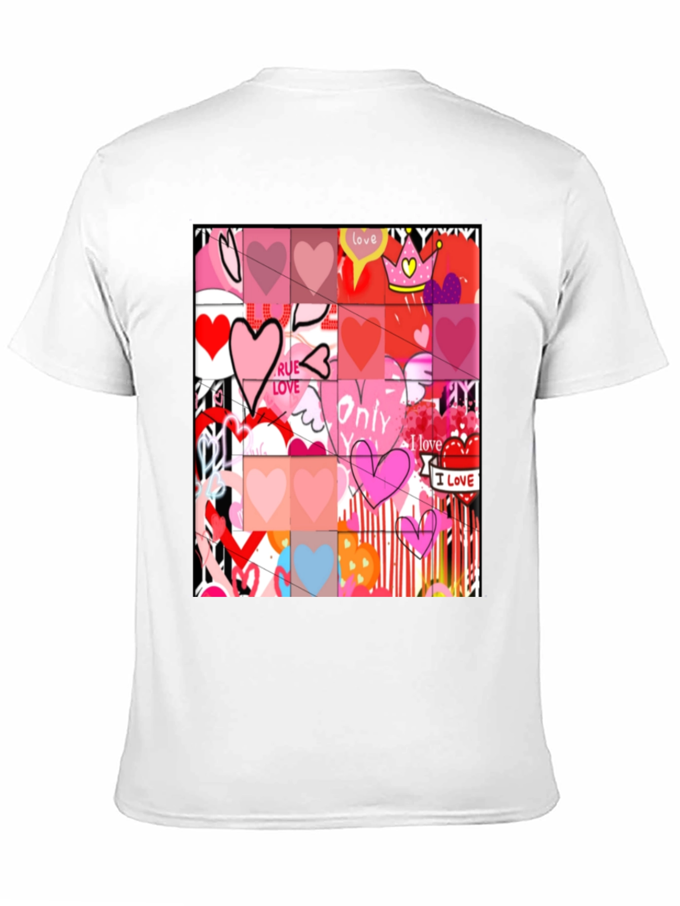 Heart Art Graphic Tee - Love Expression