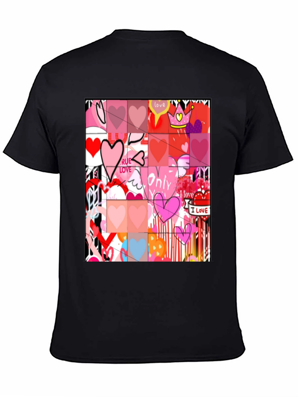 Heart Art Graphic Tee - Love Expression