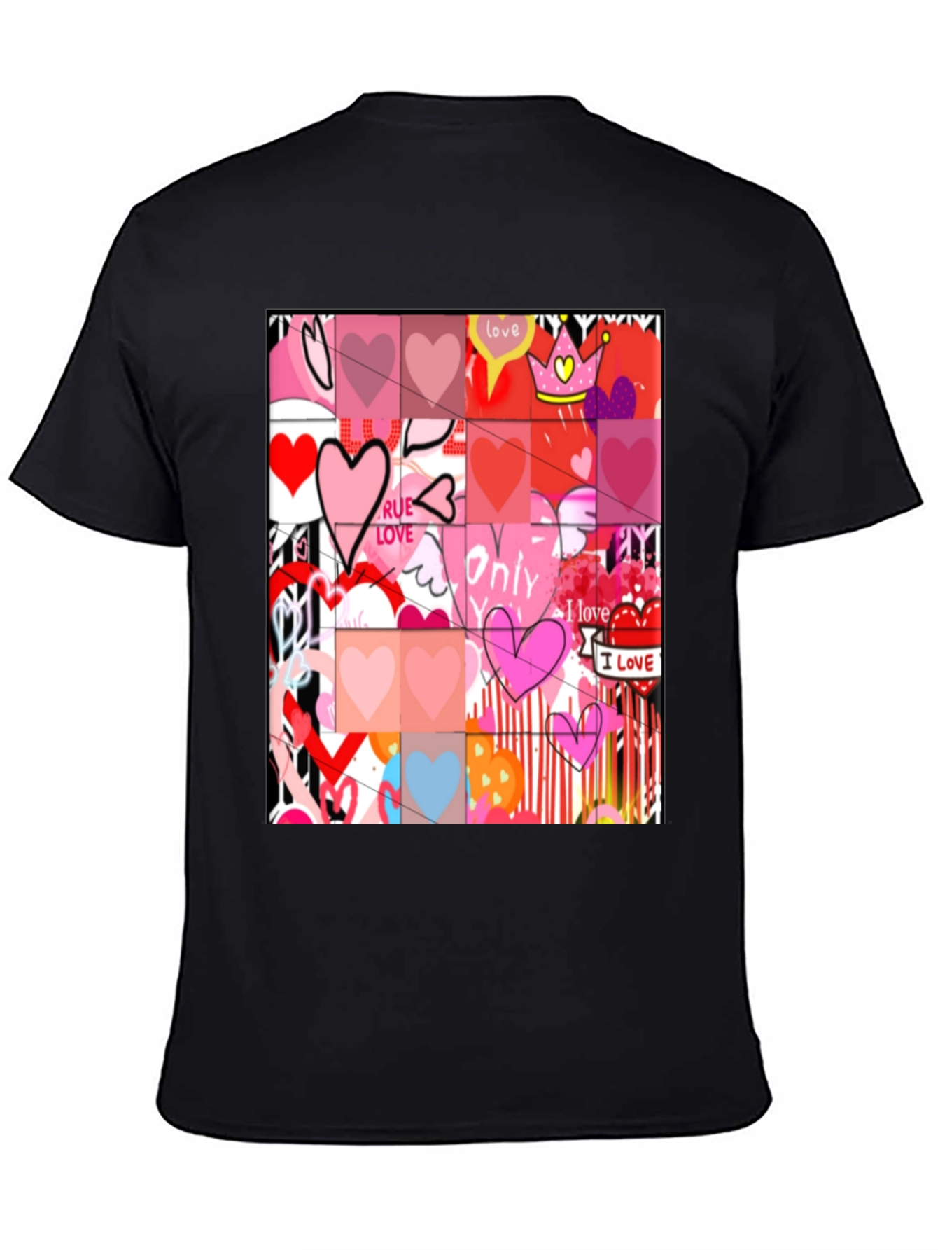 Heart Art Graphic Tee - Love Expression