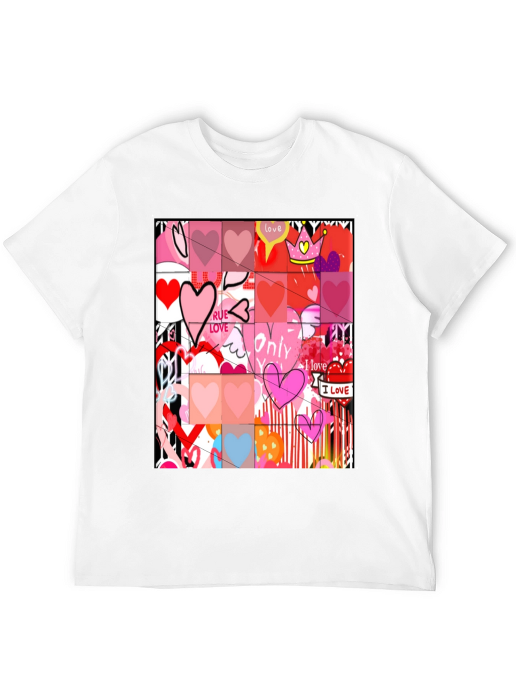 Heart Art Graphic Tee - Love Expression