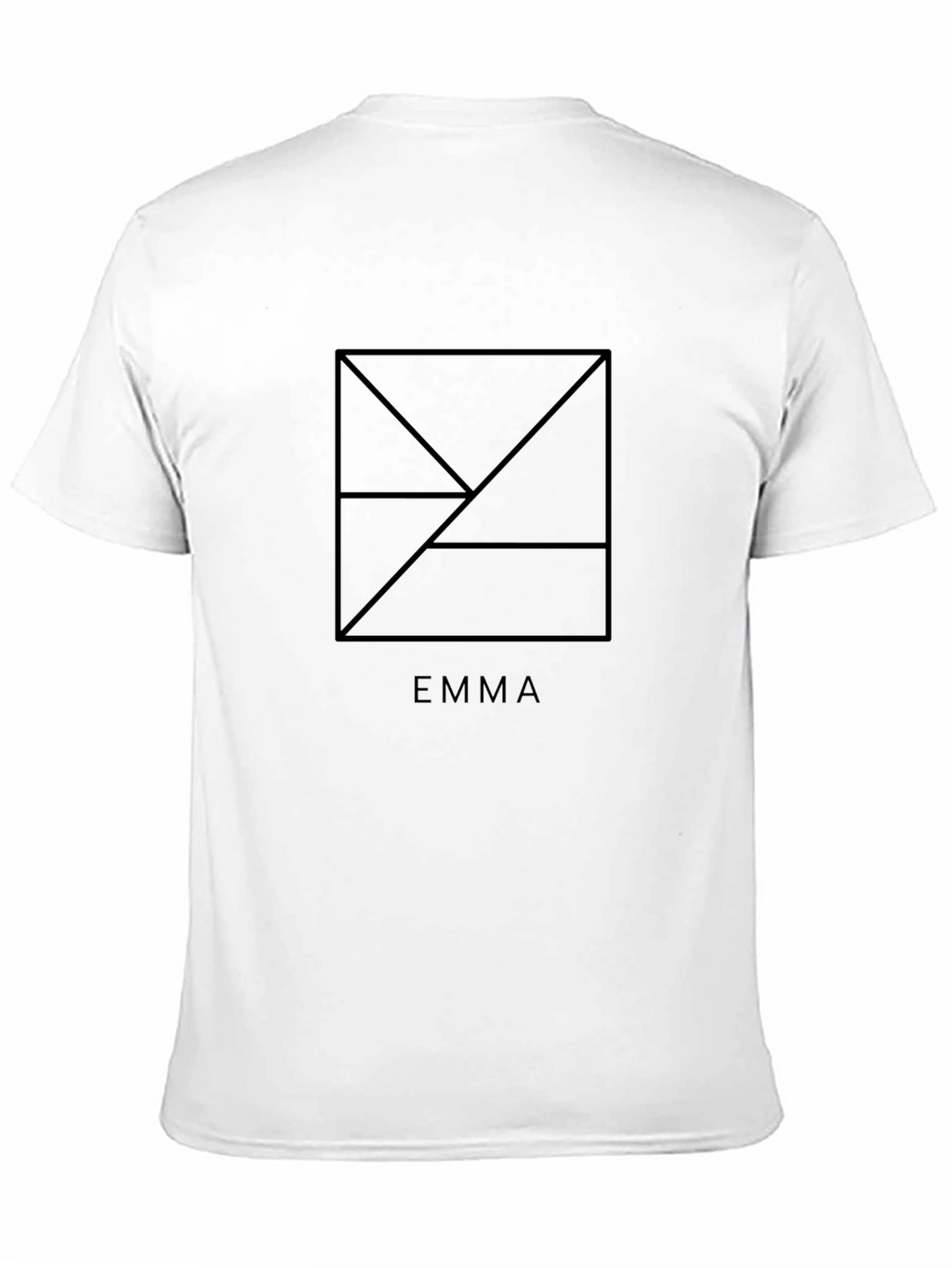 EMMA Geometric Black T-Shirt