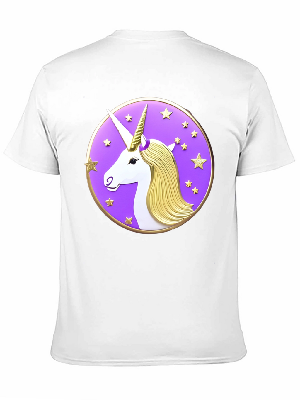 Unicorn Starburst Graphic Black T-Shirt