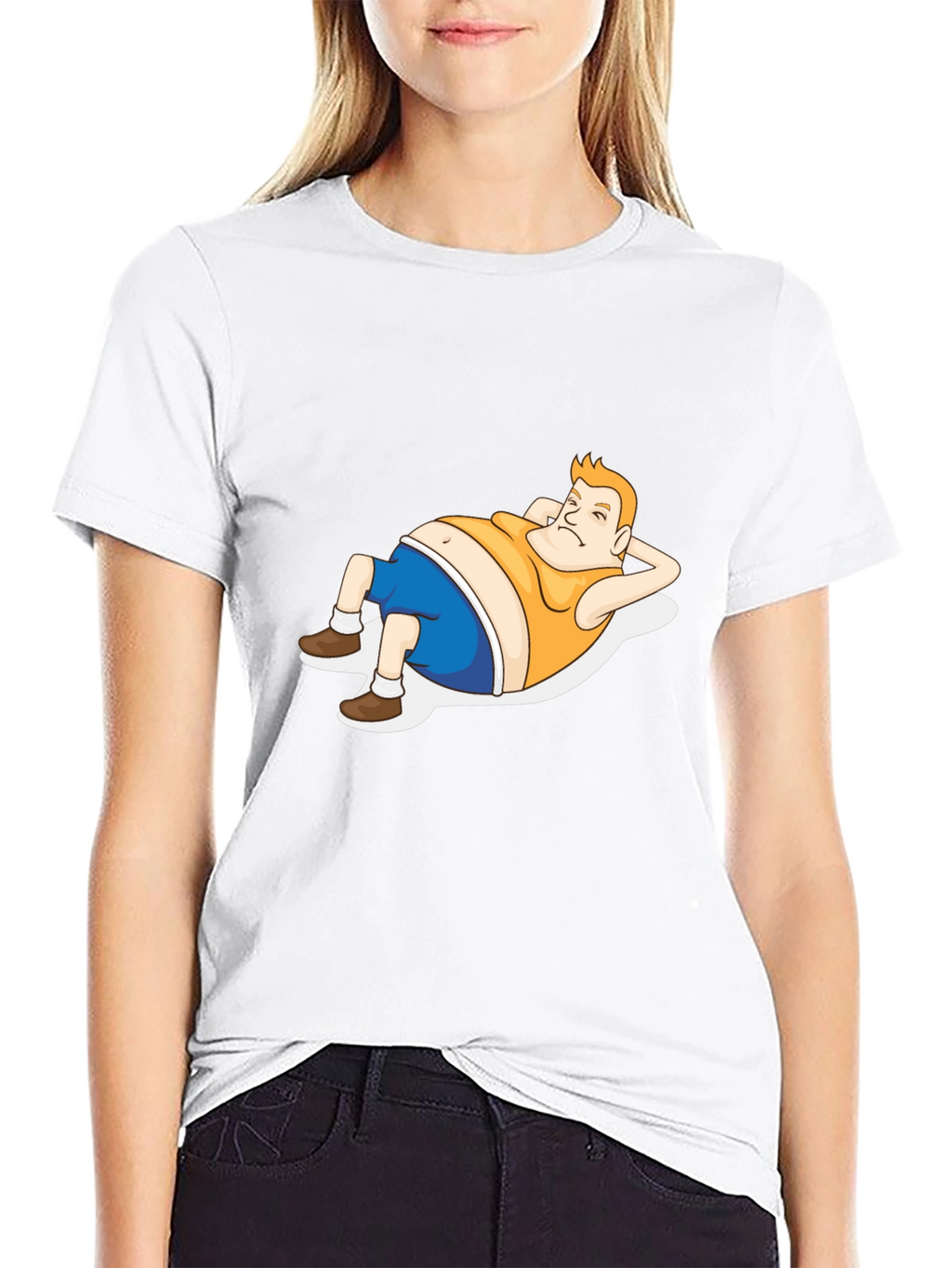Funny Cartoon Man T-Shirt