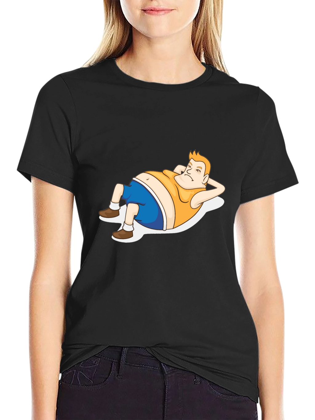 Funny Cartoon Man T-Shirt