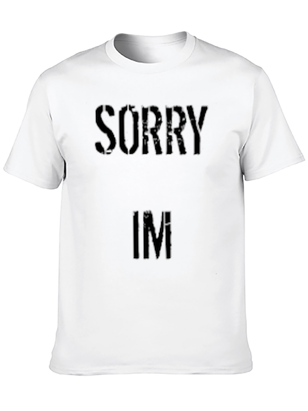 Sorry Im Fresh Black T-Shirt