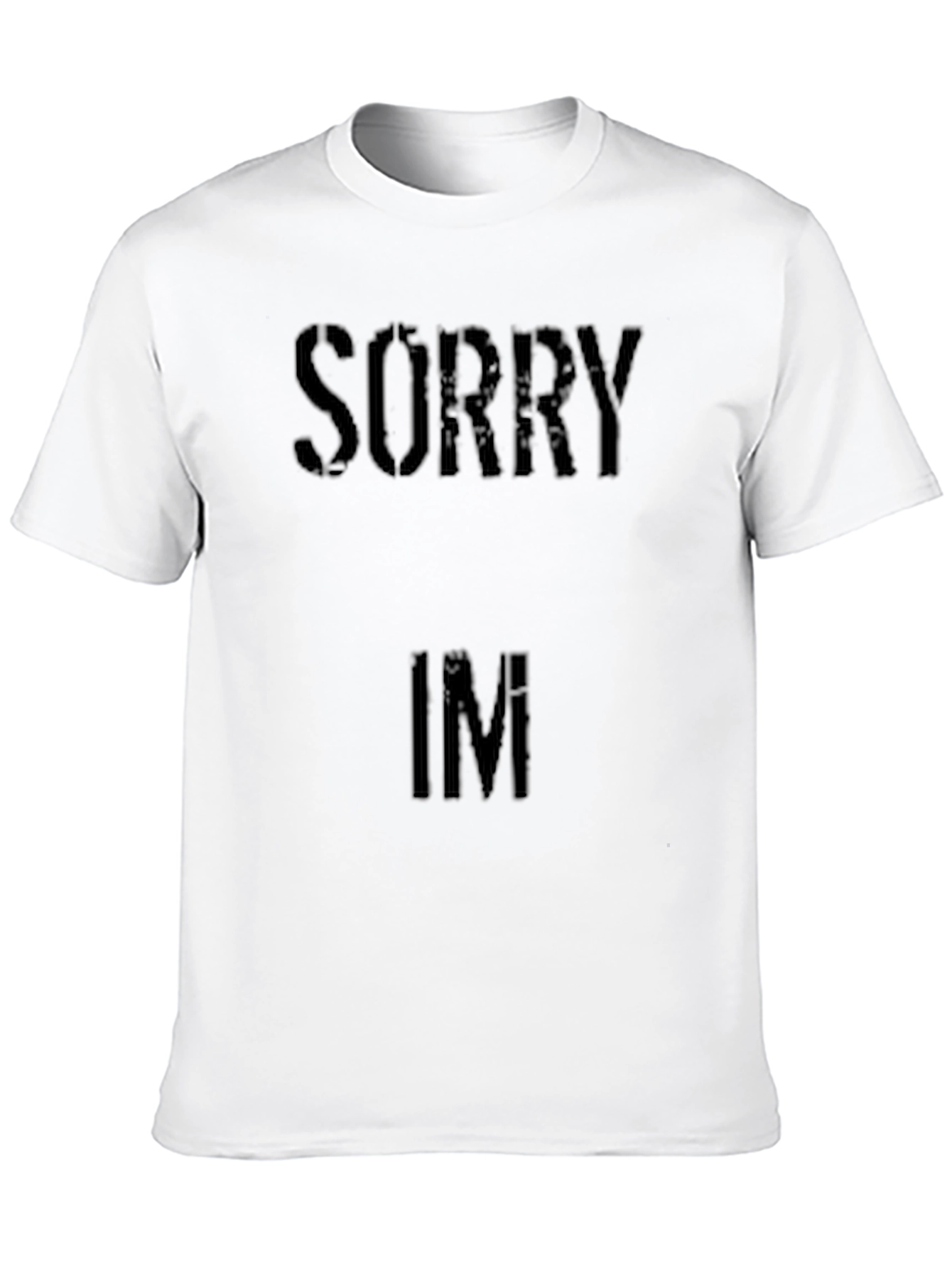 Sorry Im Fresh Black T-Shirt