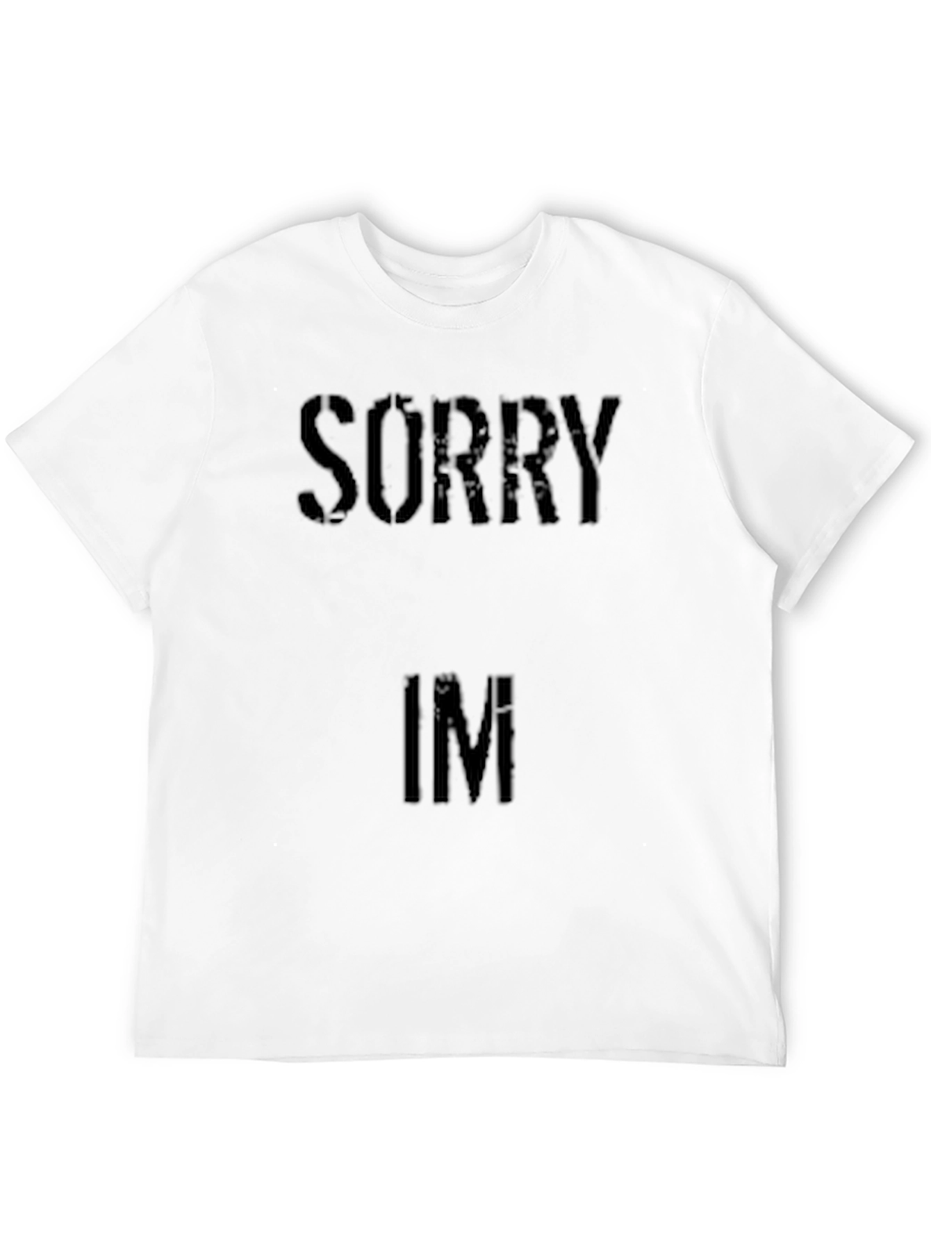 Sorry Im Fresh Black T-Shirt