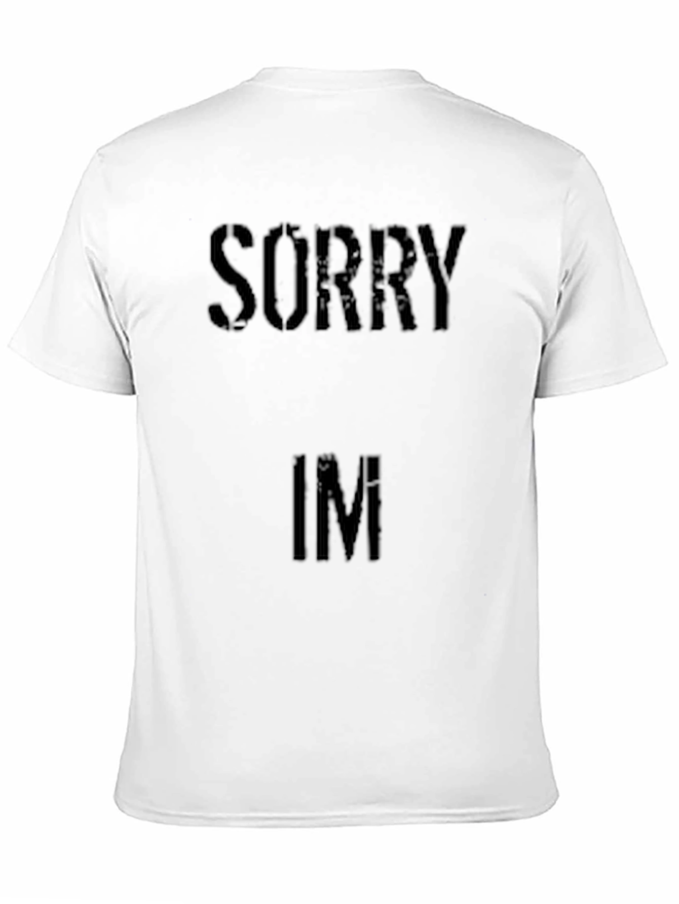 Sorry Im Fresh Black T-Shirt