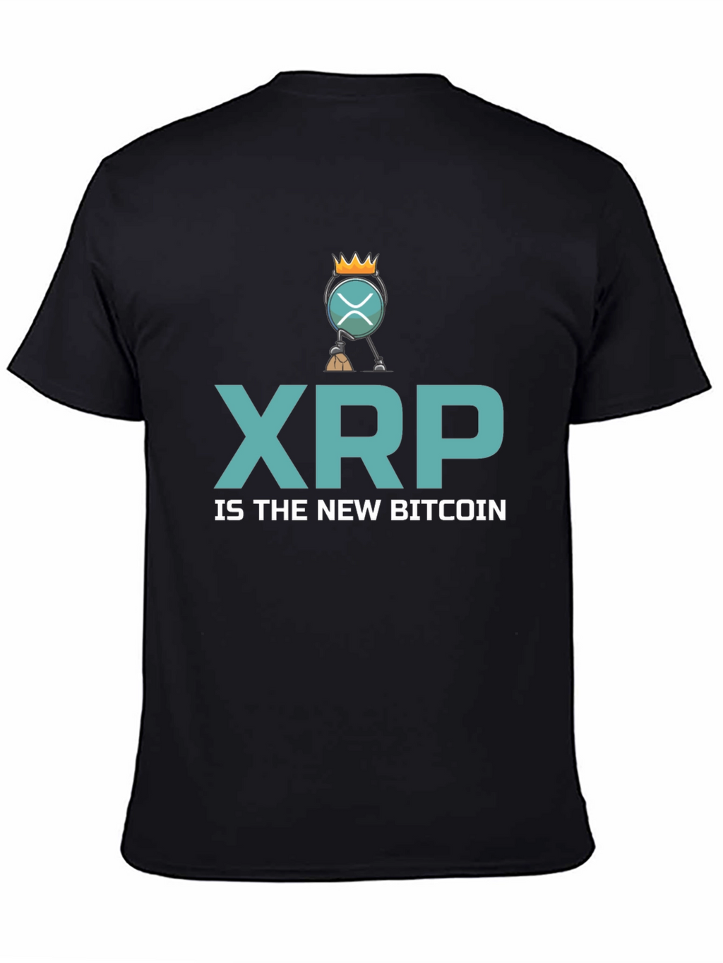 XRP is the New Bitcoin Black T-Shirt