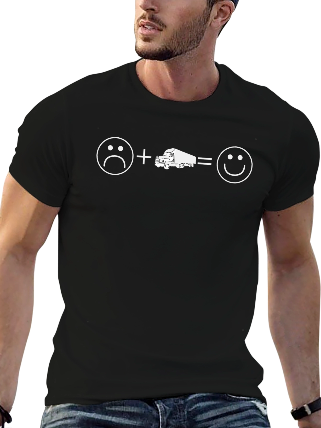 Trucker Happiness Equation T-Shirt